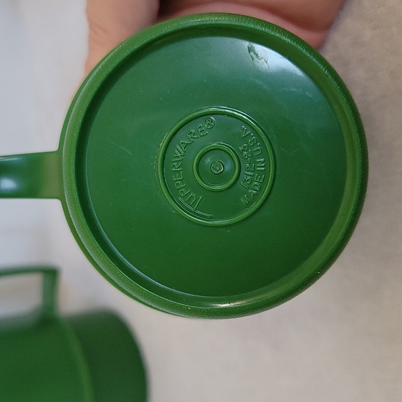 Vintage Tupperware Holiday Christmas Dove coffee mugs set of 3 - Picture 5 of 7